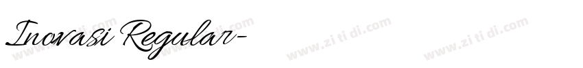 Inovasi Regular字体转换 Inovasi Regular字体转换